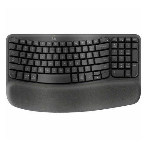 TECLADO LOGITECH ERGO WAVE KEYS  INALÁMBRICO BLUETOOTH INGLÉS 920-011898 NEGRO