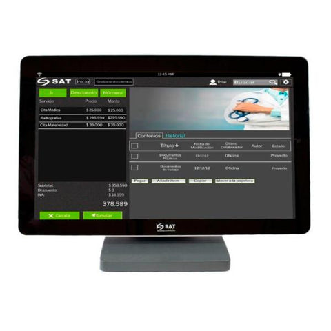 MONITOR SAT AMERICA TOUCH 2013FPH 21" HDMI VGA 4070047000100 NEGRO