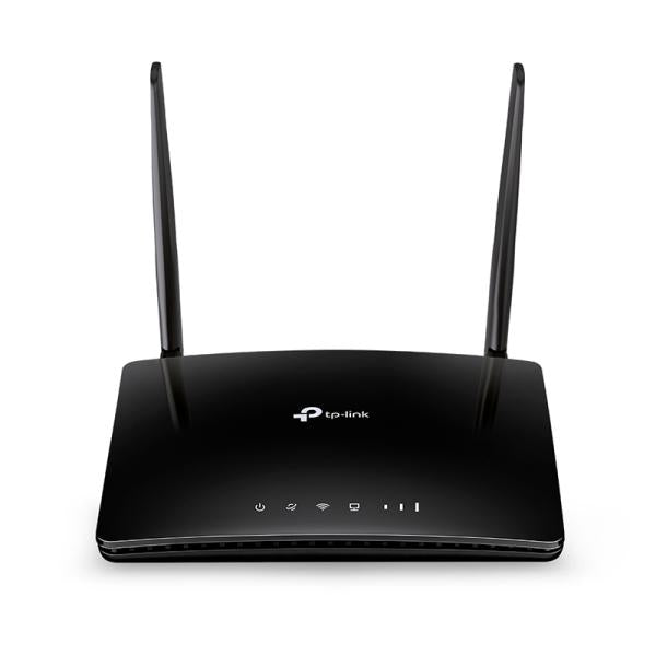 ROUTER TP LINK ARCHER MR200(EU) 2.4 GHZ 5 GHZ AC750 4G LTE DUAL BAND PUERTOS LAN / LAN/WAN NEGRO