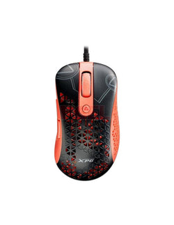 MOUSE GAMING RGB ADATA XPG SLINGSHOT ALÁMBRICO USB 12000 DPI SLINGSHOT-BK/OGCWW NEGRO / NARANJA