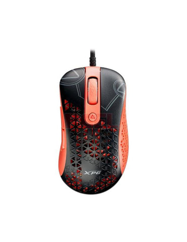MOUSE GAMING RGB ADATA XPG SLINGSHOT ALÁMBRICO USB 12000 DPI SLINGSHOT-BK/OGCWW NEGRO / NARANJA