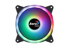 ABANICO AEROCOOL DUO 12 ARGB 6-PIN 1X12CM ACF3-DU10217.11 NEGRO