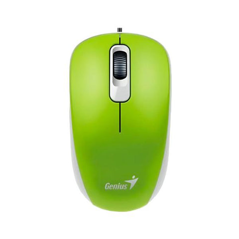 MOUSE GENIUS RS2 DX-110 ALÁMBRICO USB 1200 DPI 31010116105 VERDE