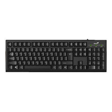 TECLADO GENIUS SMART KB-100 MEMBRANA ALÁMBRICO USB 31300005401 NEGRO