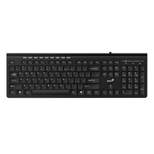 TECLADO GENIUS SLIMSTAR 230II MEMBRANA ALÁMBRICO USB ESPAÑOL 31310048401 NEGRO