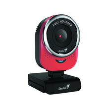 CAMARA WEB GENIUS QCAM 6000 1080P USB-A CON MICRÓFONO DIGITAL 32200002408 ROJO