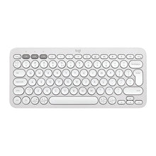 TECLADO LOGITECH PEBBLE KEYS 2 K380S MEMBRANA INALÁMBRICO BLUETOOTH ESPAÑOL 920-011784 BLANCO