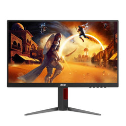 MONITOR 23.8" AOC 24G4 FHD IPS  1920X1080 180 HZ 0.5MS DP HDMI VGA G-SYNC PLANO CON AJUSTE DE ALTURA Y ROTACION NEGRO