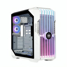 CASE GAMING RGB COOLER MASTER HAF 700 EVO FULL TOWER 2 VENTILADORES DE 200MM Y 3 DE 120MM CON VIDRIO LATERAL Y MALLA FRONTAL H700E-WGNN-S00 BLANCO