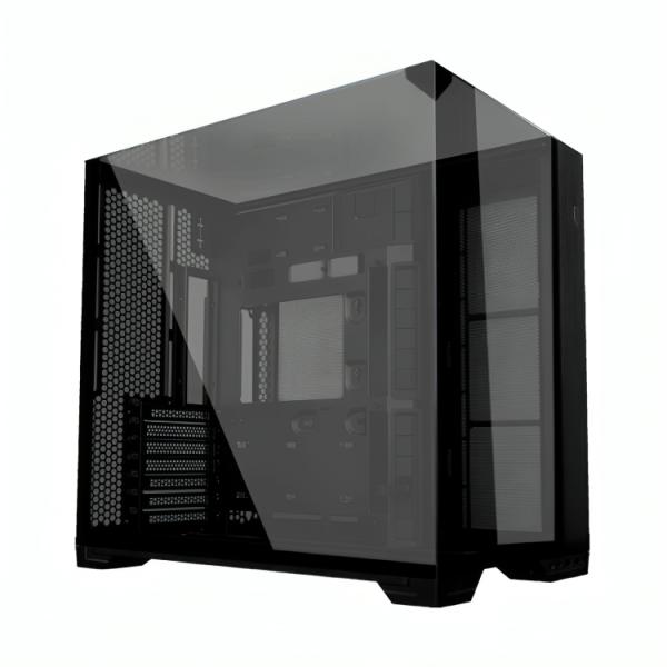 CASE GAMING LIAN LI O11 VISION COMPACT MID TOWER SIN VENTILACIÓN INCLUIDA CON VIDRIO LATERAL G99.O11VPX.00 NEGRO