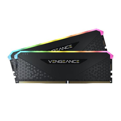 MEMORIA RAM PC 32GB (2X16GB) CORSAIR VENGEANCE RGB RS DDR4 3200MHZ CL16 1.35V CMG32GX4M2E3200C16 NEGRO