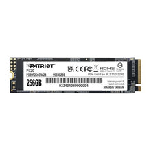 HD INTERNO SOLIDO 256GB PATRIOT P320 M.2 2280 PCIE GEN3 X4 2200MB/S / 1200MB/S P320P256GM28 NEGRO