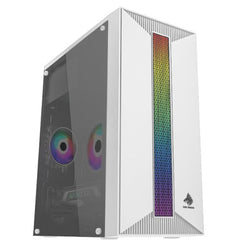 CASE GAMING EAGLE WARRIOR CM16KTRA002C MINI TOWER VENTILADOR 1 DE 120MM CON ACRILICO BLANCO