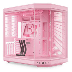 CASE GAMING  HYTE Y70 MID TOWER SIN VENTILACIÓN INCLUIDA CON VIDRIO FRONTAL Y LATERAL CS-HYTE-Y70-SM ROSADO