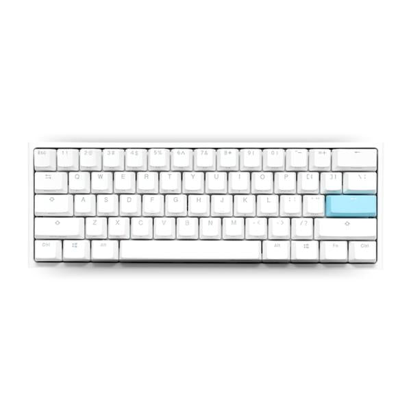 TECLADO GAMING RGB DUCKY ONE 2 PRO MINI MECÁNICO USB-C ESPAÑOL SWITCH AZUL DKON2061ST-CESPDWWT2 BLANCO