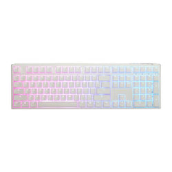 TECLADO GAMING RGB DUCKY ONE 3 MECÁNICO USB-C ESPAÑOL SWITCH PLATEADO DKON2108ST-PESPDPWWWSC1 BLANCO