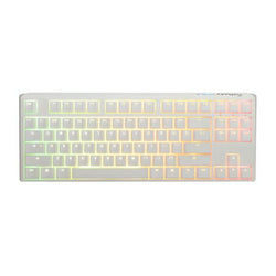 TECLADO GAMING RGB DUCKY ONE 3 TKL MECANICO USB-C ESPAÑOL SWITCH ROJO DKON2187ST-RESPDPWWWSC1 BLANCO