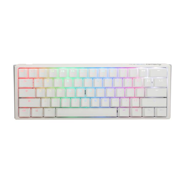TECLADO GAMING RGB DUCKY ONE 3 MINI MECANICO USB-C ESPAÑOL SWITCH CAFÉ DKON2161ST-BESPDPWWWSC1 BLANCO