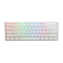 TECLADO GAMING RGB DUCKY ONE 3 MINI MECÁNICO USB-C ESPAÑOL SWITCH PLATEADO DKON2161ST-PESPDPWWWSC1 BLANCO