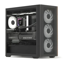 CASE GAMING RGB AEROCOOL D301A MINI TOWER VENTILADORES 4 DE 120MM CON VIDRIO LATERAL Y MALLA FRONTAL  D301A-G-BK-V2 NEGRO