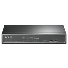 SWITCH TP LINK TL-SF1008LP(UN) 8 PUERTOS RJ45 / 4 PUERTOS POE 10/100 MBPS NO ADMINISTRABLE GRIS