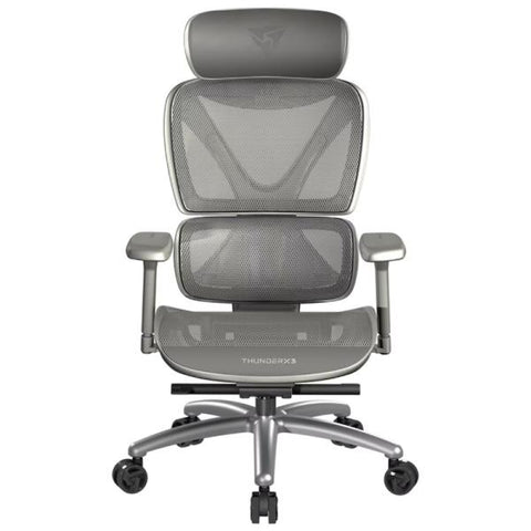 SILLA EJECUTIVA THUNDERX3 XTC MESH CUERO SINTÉTICO MULTIAJUSTABLE TEGC-3054104.41 GRIS