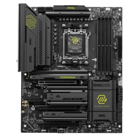 TARJETA MADRE MSI MAG X870E TOMAHAWK WIFI AM5 ATX DDR5 911-7E59-006 NEGRO