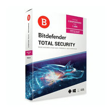 LICENCIA ANTIVIRUS BITDEFENDER TMBDR-405 TOTAL SECURITY 3 USUARIOS