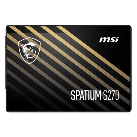 HD INTERNO SOLIDO 480GB MSI SPATIUM S270 2.5" SATA III 500MB/S / 450MB/S S78-440E350-P83 NEGRO