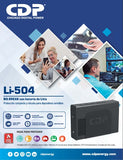 UPS CDP 500VA 250W 4 OUTLETS 1 USB LI-504