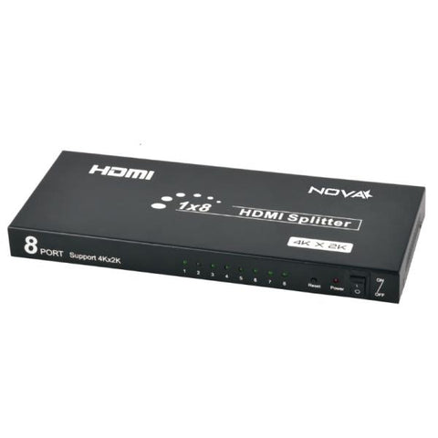 SPLITTER NOVA HDMI 8 PUERTOS 4K 30HZ FAA38318001C NEGRO