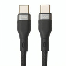 CABLE NOVA FAD32131002C USB-C A USB-C 100W 3M NYLON CARGA ULTRA RAPIDA NEGRO
