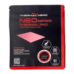 PARCHE TÉRMICO THERMAL HERO NEO PAD EDICION OVERCLOCK 13W/M K 1.0MM CPU/GPU 100x100MM  TH-412110-OC ROSADO