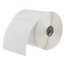 ROLLO DE ETIQUETA ZEBRA Z-ESSENTIALS 500D 4 PULG X 2 PULG NUCLEO 1 PULG 5 PULG OD CON PERFORACION 1298 ETIQUETAS/ROLLO 10043290
