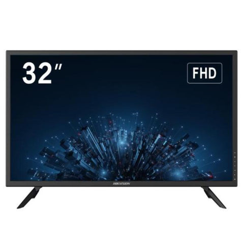 MONITOR HIKVISION DS-D5032F3-1V0S (E) 32" PLANO 1920 X 1080 75 HZ TECNOLOGIA VA  VGA Y HDMI 317500440 NEGRO