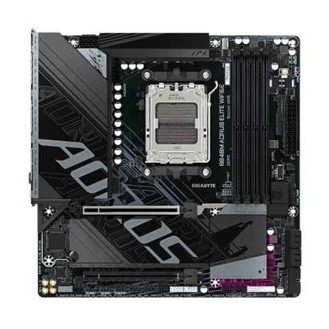 TARJETA MADRE GIGABYTE B840M A ELITE WIFI6E AM5 MICRO ATX DDR5 NEGRO