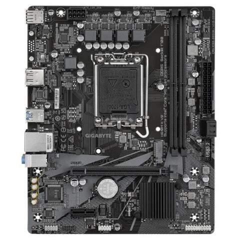 TARJETA MADRE GIGABYTE H610M K V2 LGA1700 MICRO ATX DDR5 NEGRO