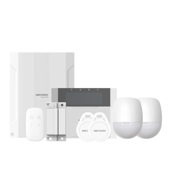 KIT DE ALARMA CABLEADA HIKVISION DS-PHA64-KIT-WB(B)(O-STD) (E) AX HYBRID PRO KIT 314300673 BLANCO