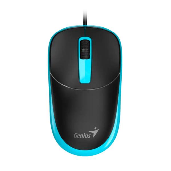 MOUSE GENIUS DX-123 ALAMBRICO USB-A 1200DPI 31010033401 NEGRO/AZUL