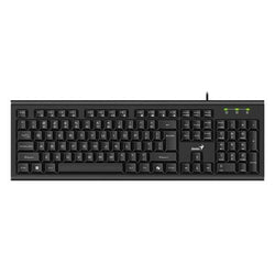TECLADO GENIUS  KB-113 MEMBRANA ALÁMBRICO USB ESPAÑOL 31300018401 NEGRO