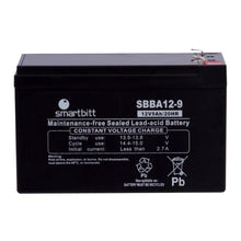 BATERIA SMARTBITT SBBA12-9 9AH-SP 12V UPS NEGRO