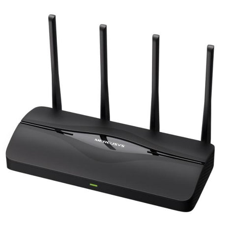 ROUTER MERCUSYS MR27BE(EU) DUAL BAND 2.4/5 GHZ 3600 MBPS WIFI 7 PUERTOS WAN / LAN NEGRO
