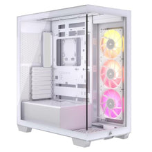 CASE RGB CORSAIR ICUE LINK 3500X WHITE MID TOWER VENTILADORES 3 DE 120MM CON VIDRIO LATERAL Y FRONTAL CC-9011281-WW BLANCO