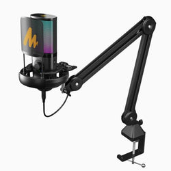 MICRÓFONO GAMING MAONO PM450S USB / USB C CON BRAZO ARTICULADO NEGRO