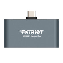 HUB CON ALMACENAMIENTO PATRIOT MOBILE MD330 USB-C 3.2 GEN 1 HDMI 4K 512GB PMD512GH013 GRIS