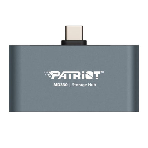 HUB CON ALMACENAMIENTO PATRIOT MOBILE MD330 USB-C 3.2 GEN 1 HDMI 4K 512GB PMD512GH013 GRIS