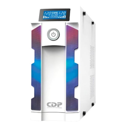 UPS CDP GSMART1516 1500VA 900W UPS LINEA INTERACTIVA 120VAC AVR 16 TOMAS RGB USB LCD NEGRO