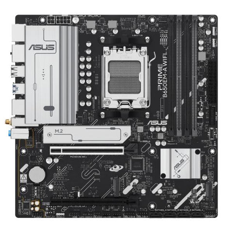 TARJETA MADRE ASUS PRIME B650EM-A WIFI AM5 MATX DDR5 WIFI6 90MB1LM0-M0EAY0 NEGRO