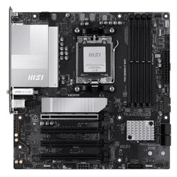 TARJETA MADRE MSI PRO B850M-P WIFI AM5 MICRO ATX DDR5 WIFI 7 / 5G LAN 911-7E71-001 NEGRO / BLANCO