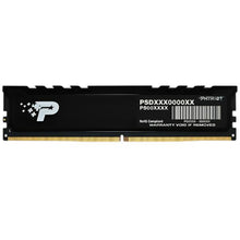 MEMORIA RAM PC 8GB PATRIOT PSP58G520081H1 UDIMM SINGLE 5200MT/S DDR5 CL42 1.1V NEGRO